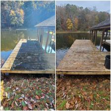 Concrete Cleaning for Lake House on Lake Tuscaloosa in Northport, AL 1