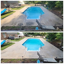 Awesome Pool Area Concrete Cleaning In Tuscaloosa, AL