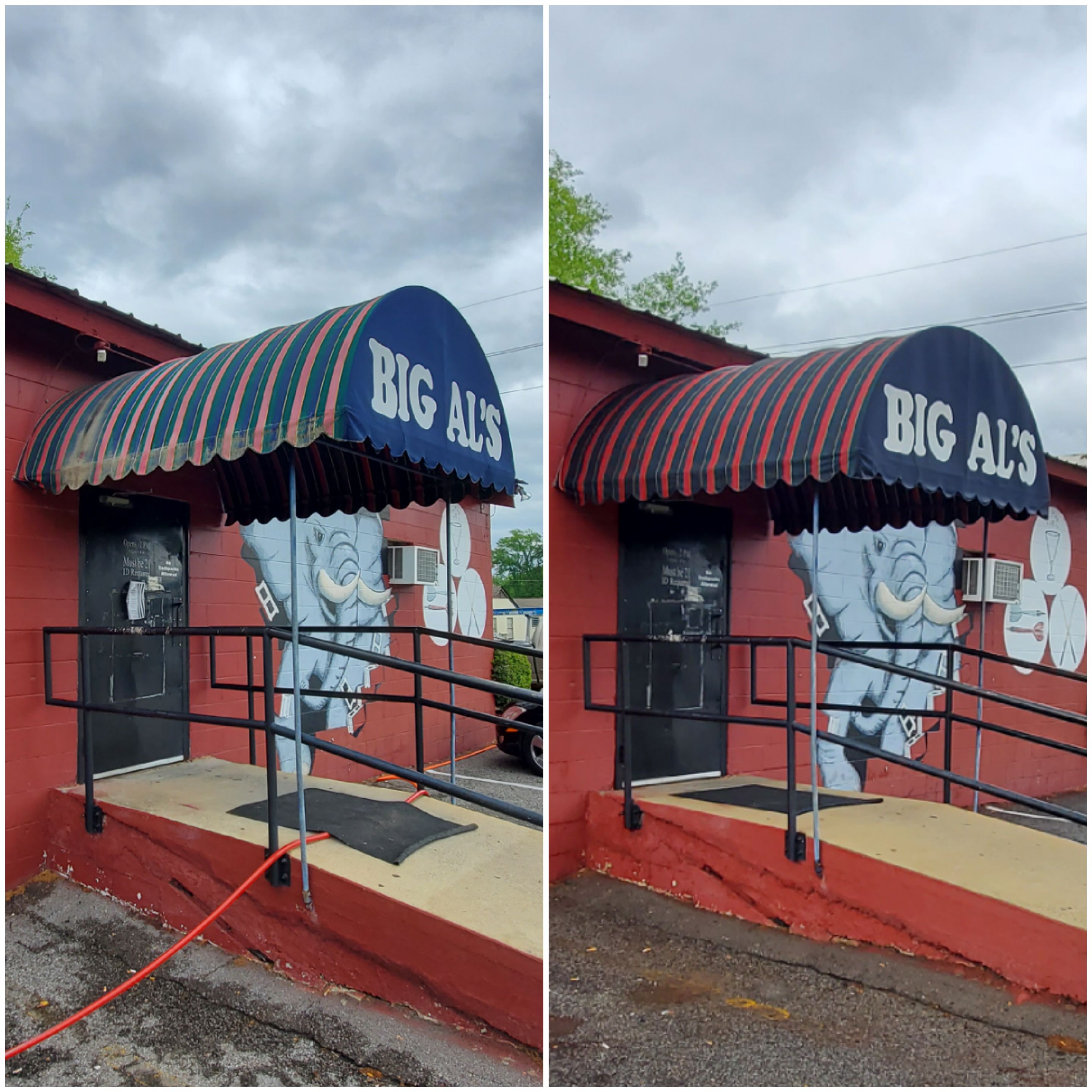 Gentle Outdoor Canvas Awning Soft Washing In Tuscaloosa, AL