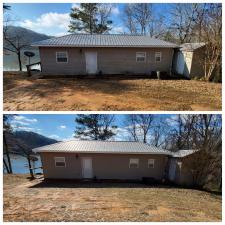 Pleasing House Washing On A Riverfront Cabin In Northport, AL