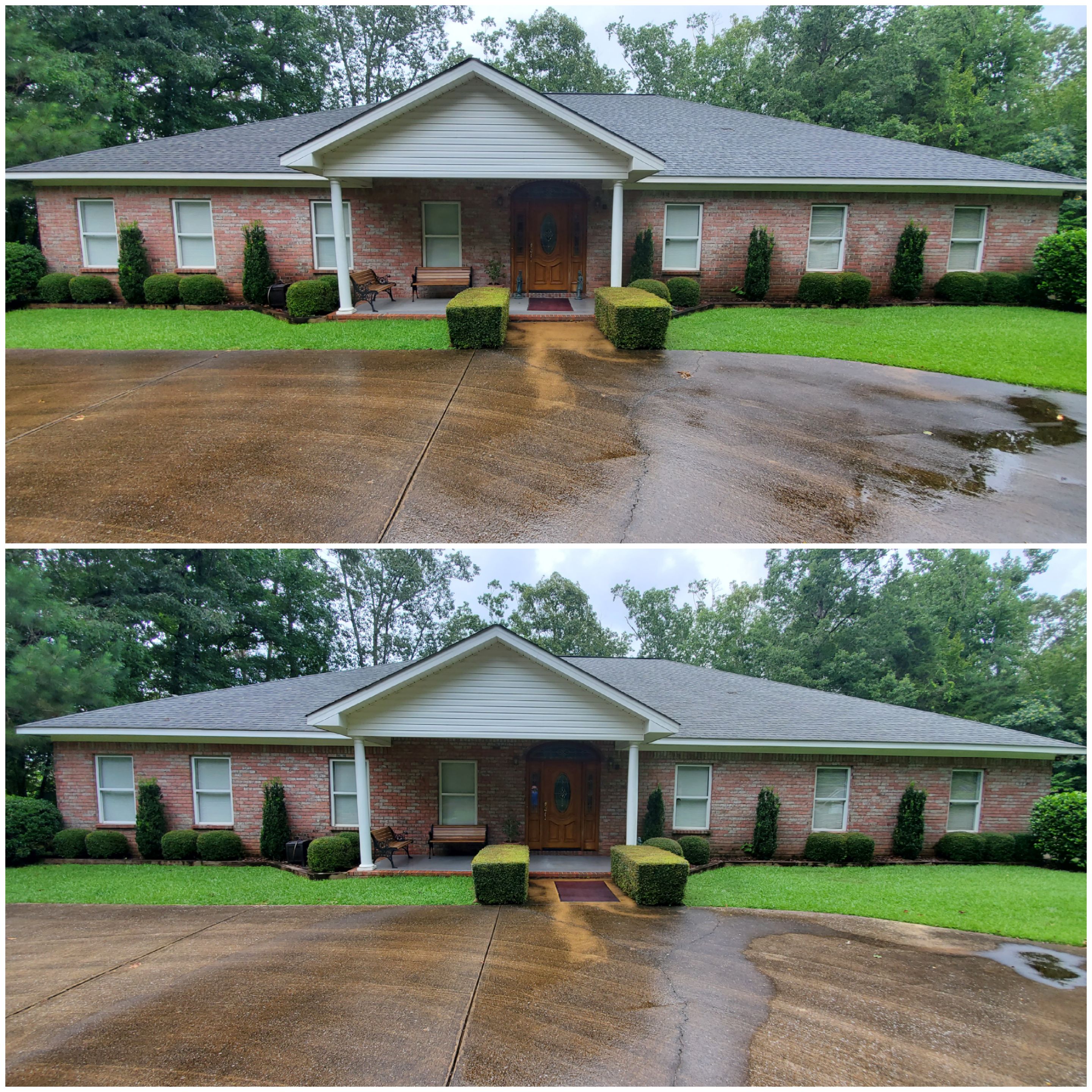Superb House Washing & Refreshing Deck Soft Wash Cleaning On Lake Tuscaloosa In Northport, AL